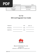 T1 7.0 SD-Card Upgrade User Guide: Huawei Technologies Co., LTD