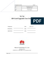 T1 7.0 SD-Card Upgrade User Guide: Huawei Technologies Co., LTD