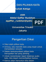 Bentuk Dan Piilihan Kata Atau Diksi