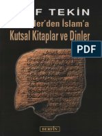Arif Tekin - Sümerler'den İslâm'a Kutsal Kitaplar Ve Dînler (Berfin Yayınları, 2019)