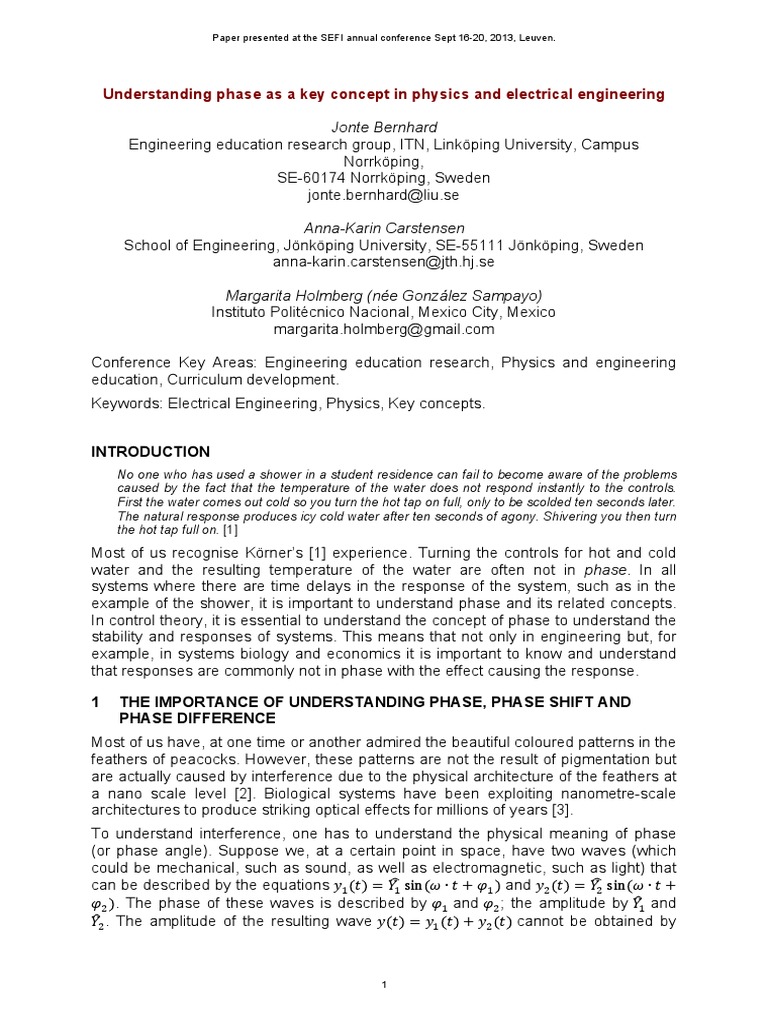 Understanding Phase As A Key Concept in Physics and Electrical