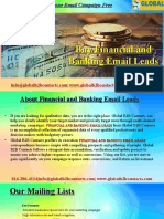 Financial and Banking Email Leads