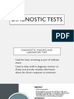 Week 17 - Diagnostic Tests