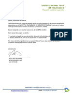 Carta Terminacion Contrato