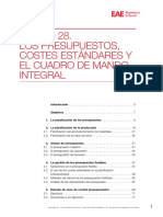 M4U28_Los Presupuestos Costes Estándares y El Cuadro de Mando Integral..