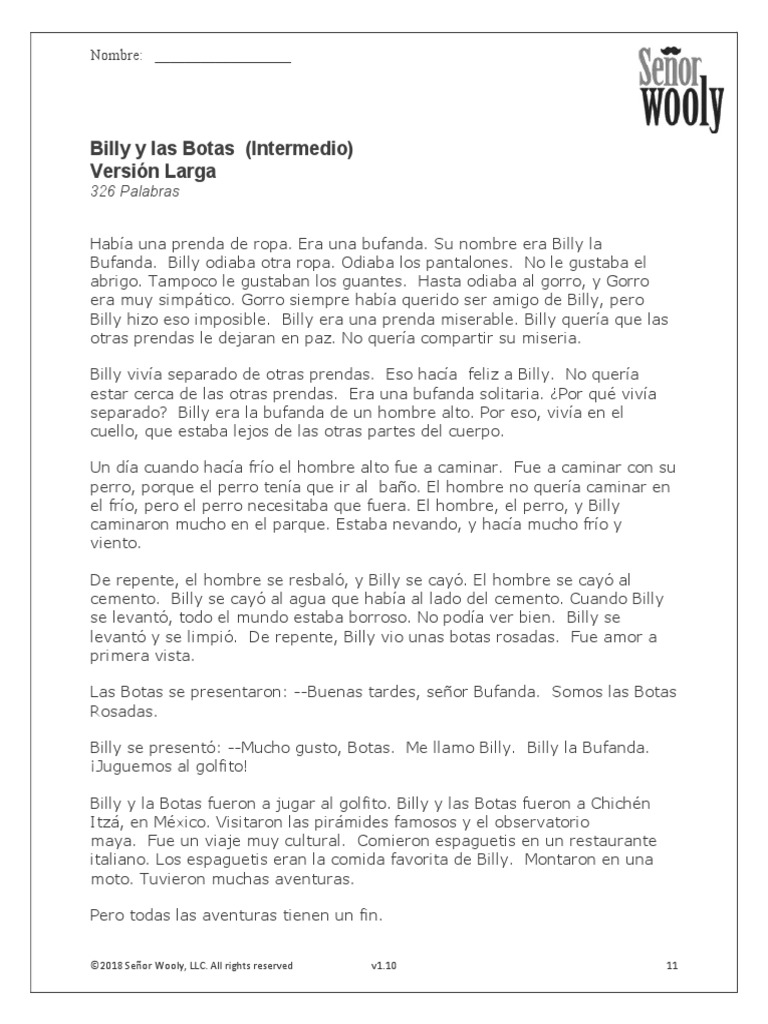 Billy y las Botas Rosadas | PDF