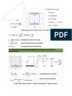 Propiedades y verificación de sección de concreto armado