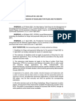IPOPHL Memorandum Circular No. 2021 - 008 Extension of Deadlines For Filing and Payments