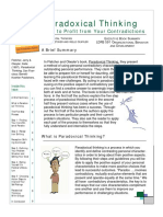 Paradoxical Thinking: How To Profit From Your Contradictions