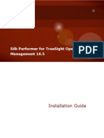 Installation Guide: Silk Performer For Truesight Operations Management 16.5