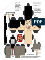 MR Bean Paper Toy Paper Craft