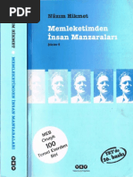 Nazım Hikmet - Memleketimden İnsan Manzaraları