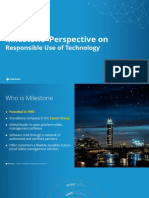 Milestone' Perspective On: Responsible Use of Technology