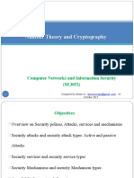 Chapter Two Number Theory and Cryptography: Computer Networks and Information Security (SE3052)