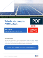 AULA 3 - Energias Renováveis - Tabela de Kits Fotovoltaicos