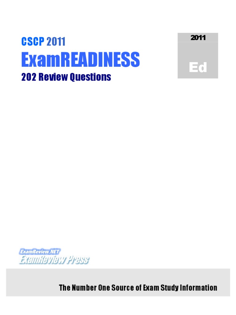 NEW CSCP Module REVIEW Q 2011 | PDF | Inventory | Supply Chain