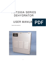 PMT200A Series Dehydrator User Manual