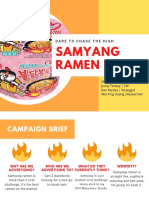 Advertising Campaign For Samyang Ramen