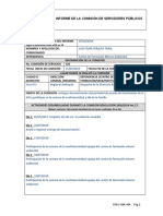 Informe de La Comisión de Servidores Públicos