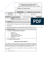 Informe Práctica 5 - Amplificador Sumador