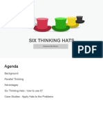 6 Thinking Hats: by Edward de Bono
