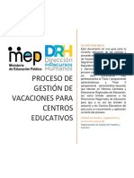 Aplicación de Vacaciones para Centros Educativos