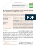 20011 Inbanesonin vitro antiplasmodial effect  Plasmodium falciparum