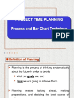 Topic - 3 - Time Planning Process and Bar Chart