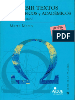 Marin - Escribir Textos Científicos y Académicos Incompleto