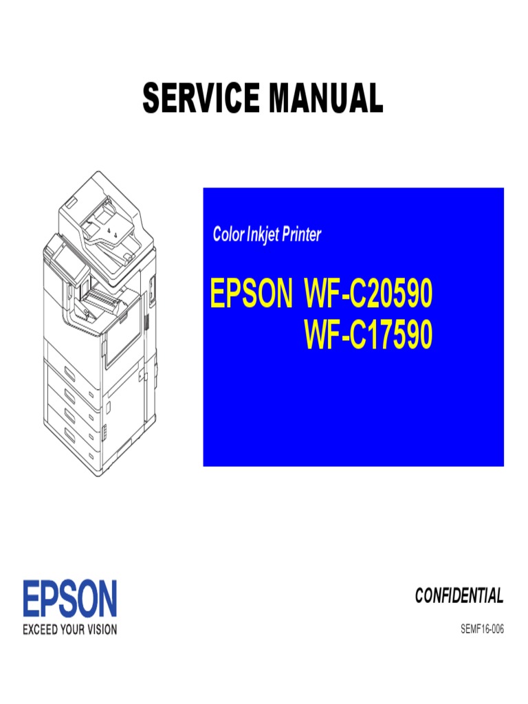 WF-C20590 C17590 Rev.H | PDF | Troubleshooting | Printer (Computing)