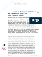 Carga Mundial de Enfermedades Cardiovasculares y Factores de Riesgo, 1990-2019