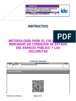 Inic05 Metodologia Para El Calculo Del Indicador de Condicion Del Espacio Publico 1.0