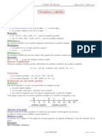 Nombres Relatifs ... Cours