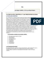 LA PSICOLOGÍA CIENTÍFICA Y LAS PSEUDOPSICOLOGÍAS ..Ss