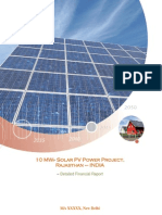 Solar PV Financials
