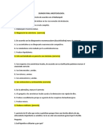 Examen Final Anestesiología