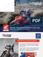 Racing Time Honda Redmoto Isde 2021: Bike Rental & Assistance Packages