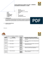 (SÍLABOS MATEMÁTICA) 4to de Secundaria. 2do Bimestre