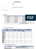 Planificación Anual Secundaria 2021 Esquema