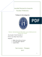 Universidad Nacional Da Asunción Facultad Politécnica: Trabajo de Investigación
