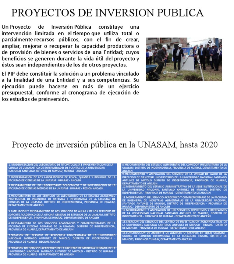 Proyectos de Inversion Publica | PDF | Cuidado de la salud | Salud y ...