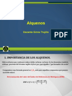 Importancia y propiedades de los alquenos