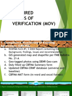 Required MOVs On CBFMA, TIs, CSC