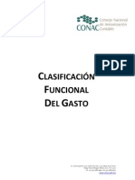 Clasificación funcional del gasto CONAC