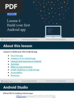 Lesson 4 Build Your First Android App