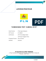 Laporan Tugas Komisioning Kubikel 20 KV - 9114888ZY - I Putu Agus Andayana