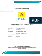 Laporan Tugas Komisioning Kubikel 20 KV - 9114888ZY - I Putu Agus Andayana