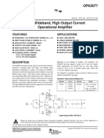 Features Applications: Sbos126I - April 2000 - Revised July 2008