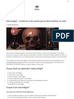 O Que É Necrológio - Explicação, Resumo e Exemplo