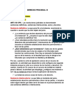 Derecho Procesal VI